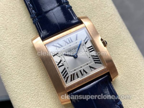 Cartier Super Clone watch picture and price 8848F Factory Tank rose gold WGTA0280 quartz women