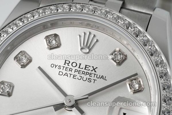 Rolex Super Clone watch picture and price ARF Lady-Datejust 278384 sliver Diamond bezel 31mm mechanical women
