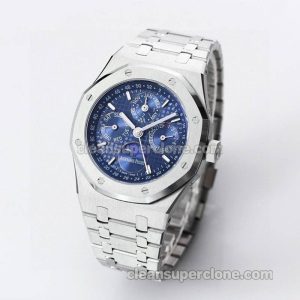 Royal Oak Super Clone watch picture and price BBS Factory Audemars Piguet blue dail 26574 mechanical men