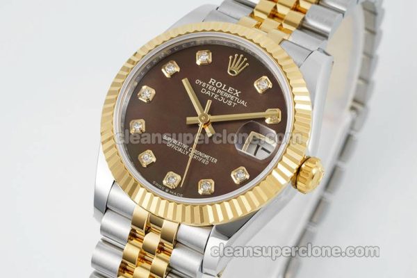 Rolex Super Clone watch picture and price ARF Lady-Datejust 278273 brown 31mm intermetallic mechanical women