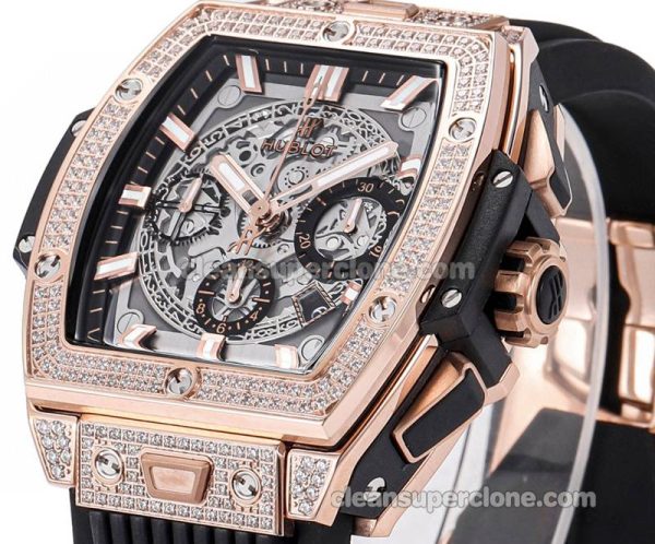 Big Bang replica watch details and pricing Hublot 642.OX Rose gold Diamond case mechanical men