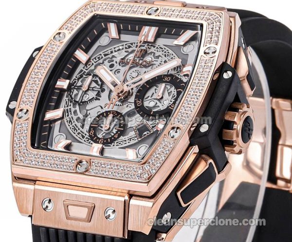 Big Bang replica watch details and pricing Hublot 642.OX Rose Gold Diamond bezel mechanical men