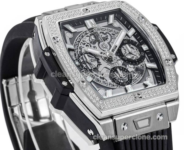 Big Bang replica watch details and pricing Hublot 642.NX Diamond bezel mechanical men
