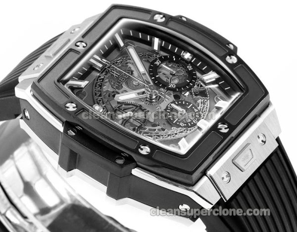 Big Bang replica watch details and pricing Hublot 642.NM Black bezel mechanical men