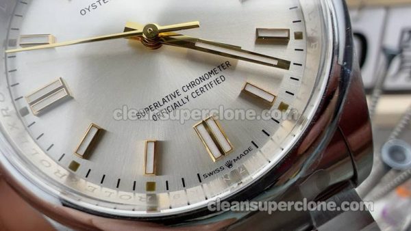 Oyster Perpetual replica watch details and pricing Clean Factory Rolex 126000 sliver 36mm mechanical men