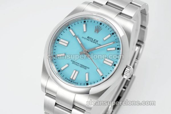 Rolex Super Clone Watch pictures and prices EWE Factory Oyster Perpetual 124300 Turquoise blue 41mm mechanical men