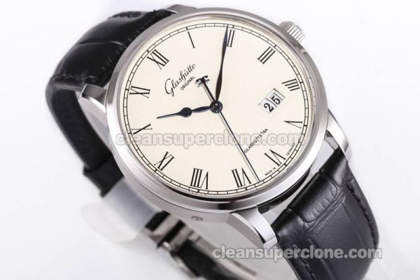Glashütte Original Super Clone watch picture and price Senator 1-36-03 white mechanical men