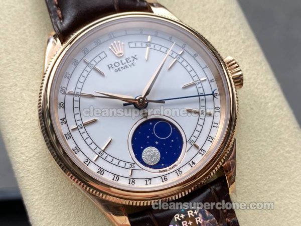 Rolex Super Clone Watch pictures and prices R+ Factory Cellini 50535 white Moon Phase mechanical men
