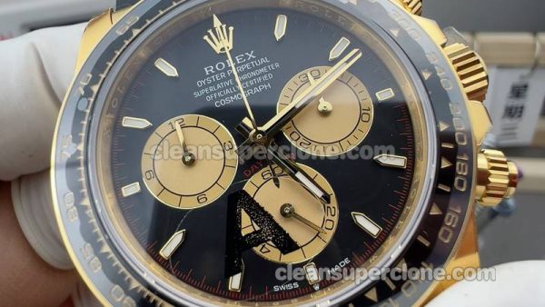Daytona replica watch details and pricing VS Factory Rolex 126518 black 4131 mechanical men