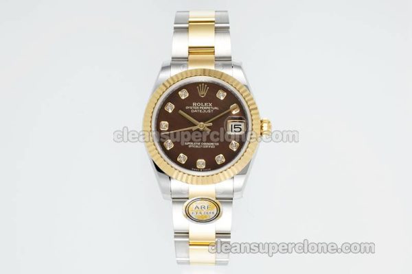 Rolex Super Clone watch picture and price ARF Lady-Datejust 278273 brown 31mm intermetallic mechanical women