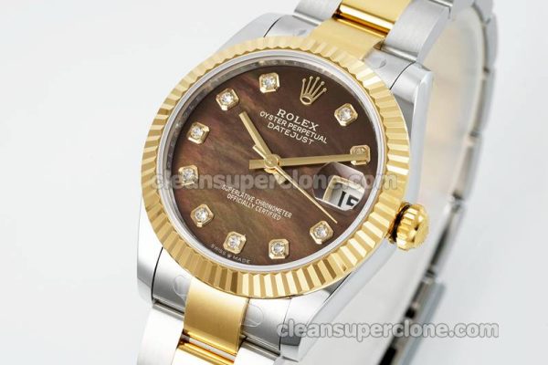 Rolex Super Clone watch picture and price ARF Lady-Datejust 278273 brown 31mm intermetallic mechanical women