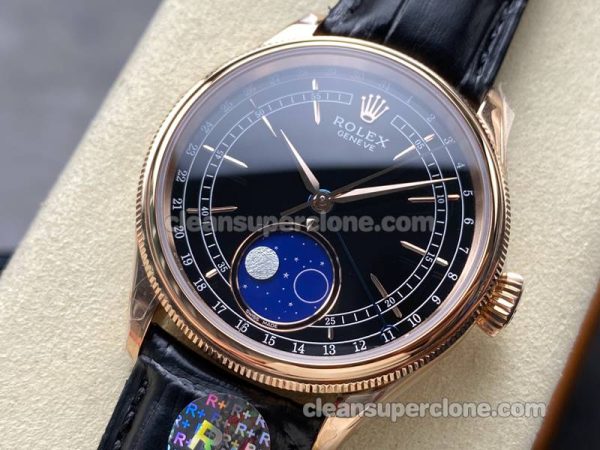 Rolex Super Clone Watch pictures and prices R+ Factory Cellini 50535 black Moon Phase mechanical men