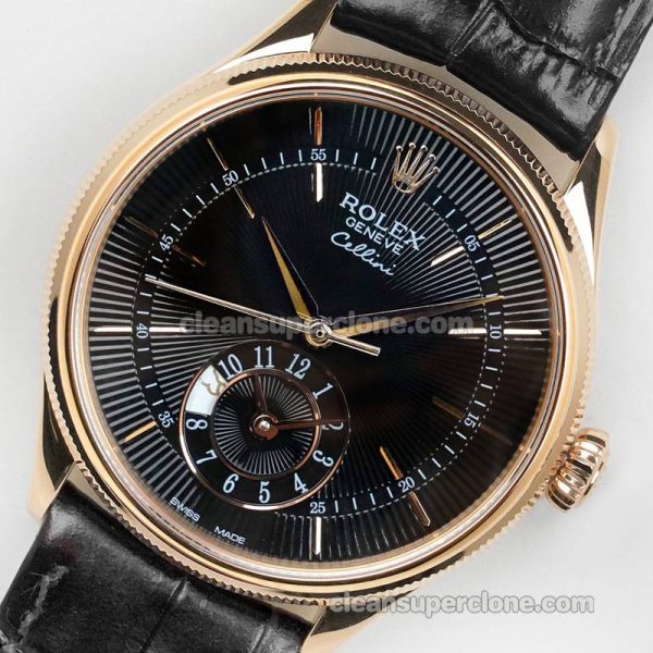Rolex Super Clone Watch pictures and prices EW Factory Cellini 50525 black mechanical men