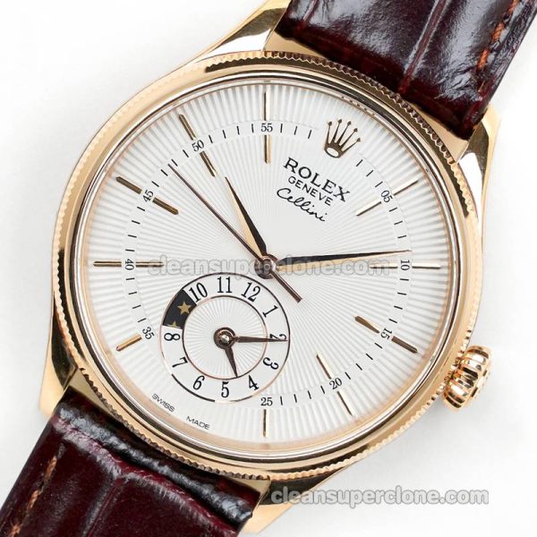 Rolex Super Clone Watch pictures and prices EW Factory Cellini 50525 white mechanical men