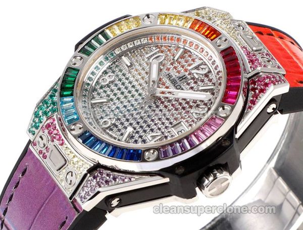 Big Bang replica watch details and pricing MS Factory Hublot 465.SX Colored diamond mechanical men