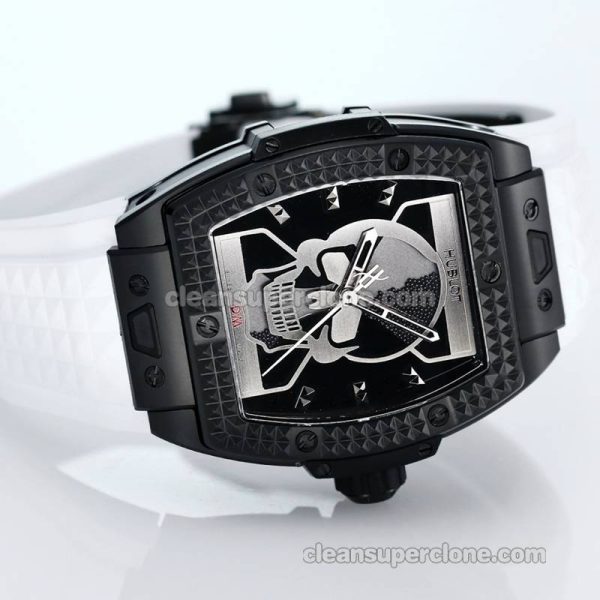 Big Bang replica watch details and pricing TW Factory Hublot 646.CI Skull whit rubber mechanical men