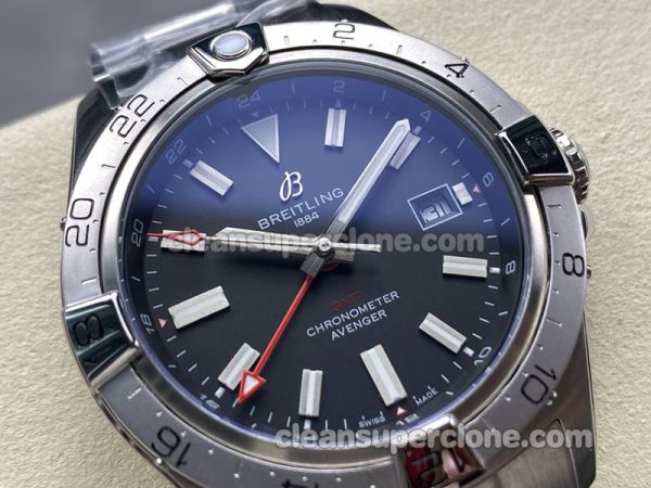 Breitling Super Clone watch picture and price BLS Factory Avenger A323201 Black steel mechanical men