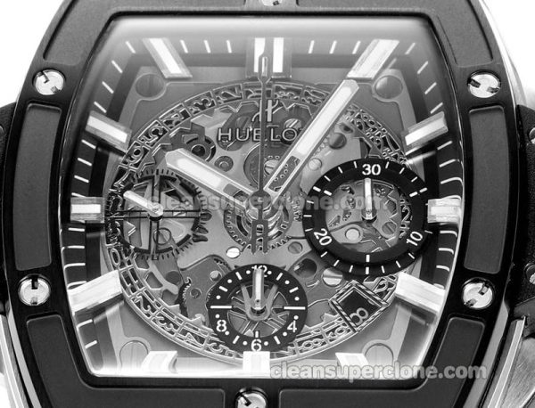 Big Bang replica watch details and pricing Hublot 642.NM Black bezel mechanical men