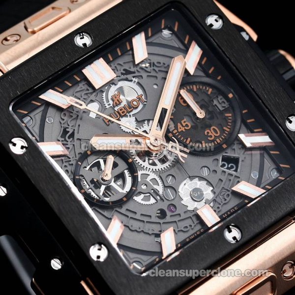 Hublot Super Clone Watch pictures and prices Square Bang Unico 821.OM mechanical men
