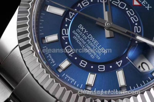 Rolex Super Clone Watch pictures and prices Noob Factory Sky-Dweller 326934 blue mechanical men