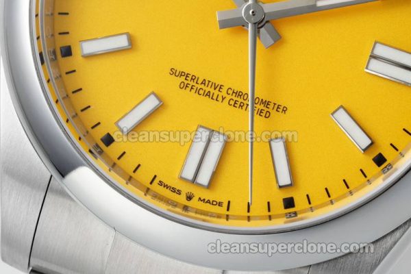 Rolex Super Clone Watch pictures and prices EWE Factory Oyster Perpetual 124300 yellow 41mm mechanical men