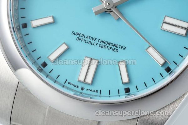 Rolex Super Clone Watch pictures and prices EWE Factory Oyster Perpetual 124300 Turquoise blue 41mm mechanical men