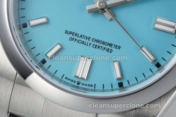 Rolex Super Clone Watch pictures and prices EWE Factory Oyster Perpetual 126000 Turquoise blue 36mm mechanical men