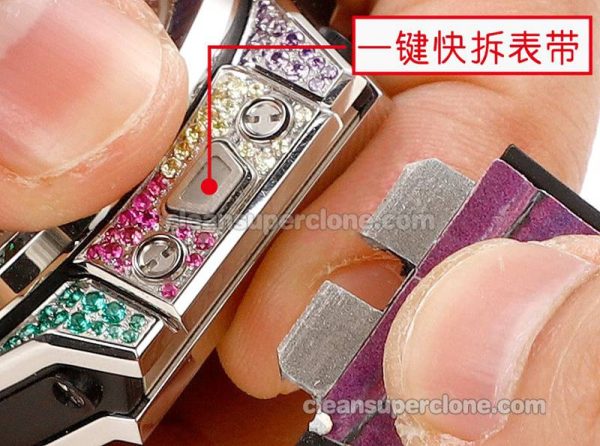 Big Bang replica watch details and pricing MS Factory Hublot 465.SX Colored diamond mechanical men