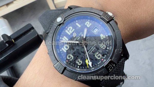 Avenger replica watch details and pricing BLS Factory Breitling S3232010 black mechanical men