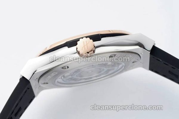 Classic Fusion replica watch details and pricing JJ Factory Hublot 542.NO black Leather strap mechanical men