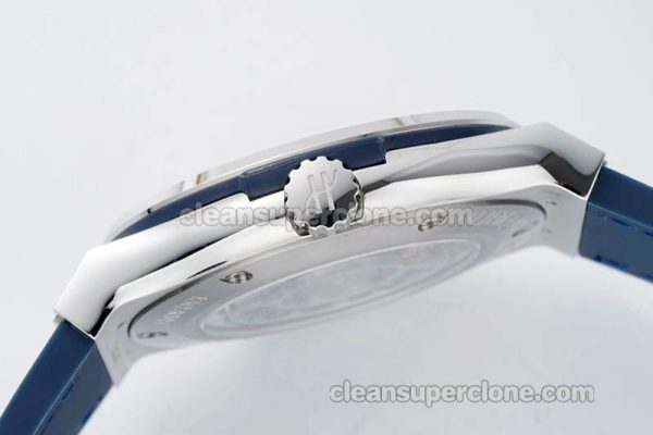 Classic Fusion replica watch details and pricing JJ Factory Hublot 542.NX blue Leather strap mechanical men