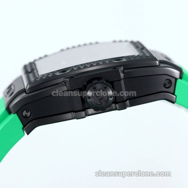 Big Bang replica watch details and pricing TW Factory Hublot 646.CI Skull Green rubber mechanical men