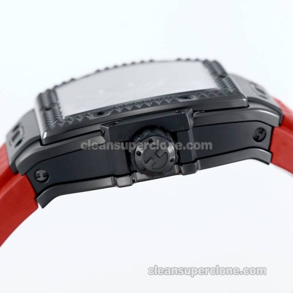 Big Bang replica watch details and pricing TW Factory Hublot 646.CI Skull red rubber mechanical men