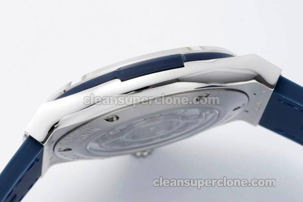 Classic Fusion replica watch details and pricing JJ Factory Hublot 542.NX blue Rubber strap mechanical men