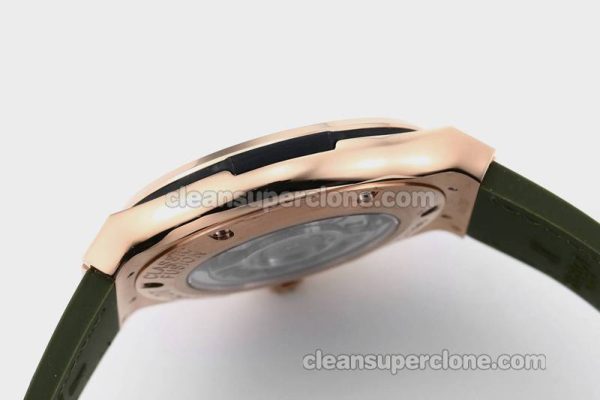Classic Fusion replica watch details and pricing JJ Factory Hublot 542.OX Green Leather strap mechanical men