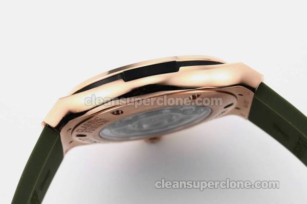 Classic Fusion replica watch details and pricing JJ Factory Hublot 542.OX Green Rubber strap mechanical men