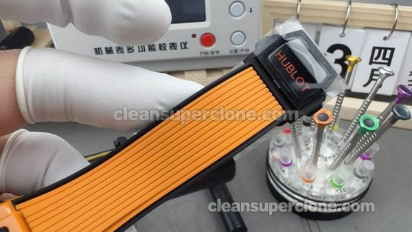 Big Bang replica watch details and pricing BBF Factory Hublot 441.CU orange mechanical men