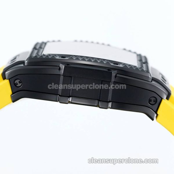 Big Bang replica watch details and pricing TW Factory Hublot 646.CI Skull yellow rubber mechanical men