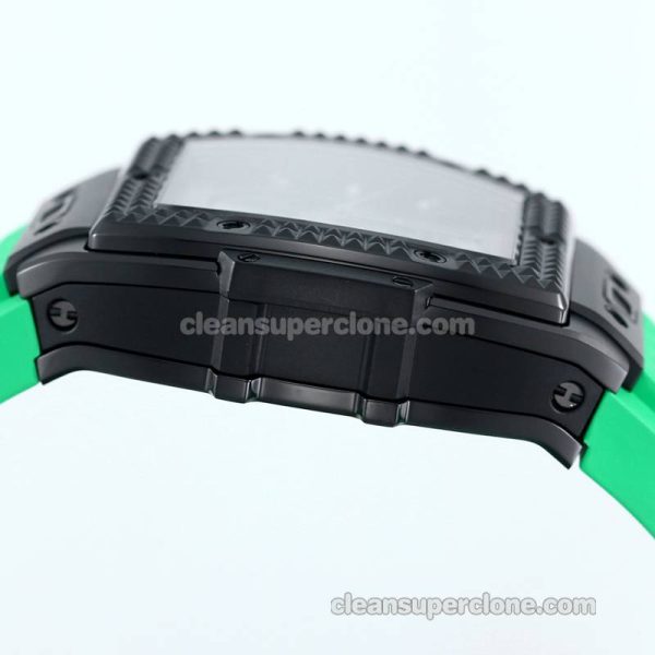 Big Bang replica watch details and pricing TW Factory Hublot 646.CI Skull Green rubber mechanical men