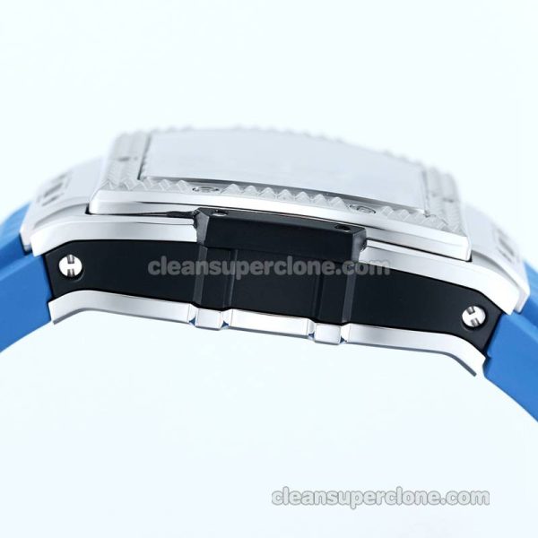 Big Bang replica watch details and pricing TW Factory Hublot 646.CI Skull blue rubber mechanical men