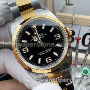 Rolex Super Clone Watch pictures and prices VS Factory Explorer 124273 black mechanical men