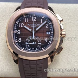 Aquanaut replica watch details and pricing MMA Factory Patek Philippe 5968A brown mechanical men