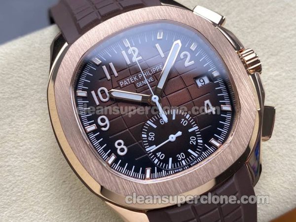 Aquanaut replica watch details and pricing MMA Factory Patek Philippe 5968A brown mechanical men