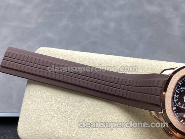 Aquanaut replica watch details and pricing MMA Factory Patek Philippe 5968A brown mechanical men