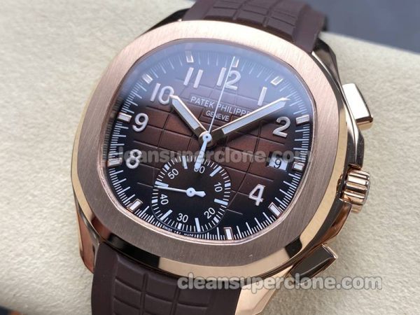 Aquanaut replica watch details and pricing MMA Factory Patek Philippe 5968A brown mechanical men