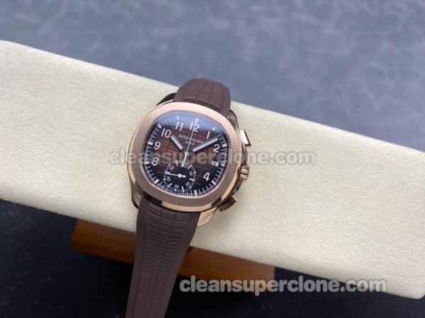 Aquanaut replica watch details and pricing MMA Factory Patek Philippe 5968A brown mechanical men