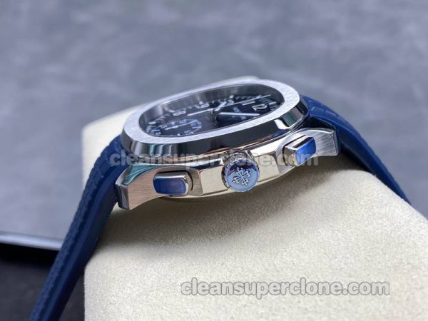 Aquanaut replica watch details and pricing MMA Factory Patek Philippe 5968A blue mechanical men