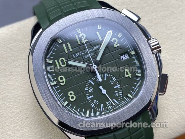 Aquanaut replica watch details and pricing MMA Factory Patek Philippe 5968A Green mechanical men