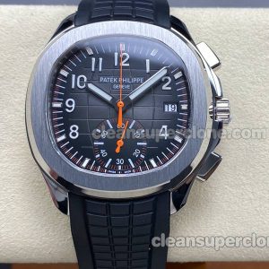 Aquanaut replica watch details and pricing MMA Factory Patek Philippe 5968A black mechanical men