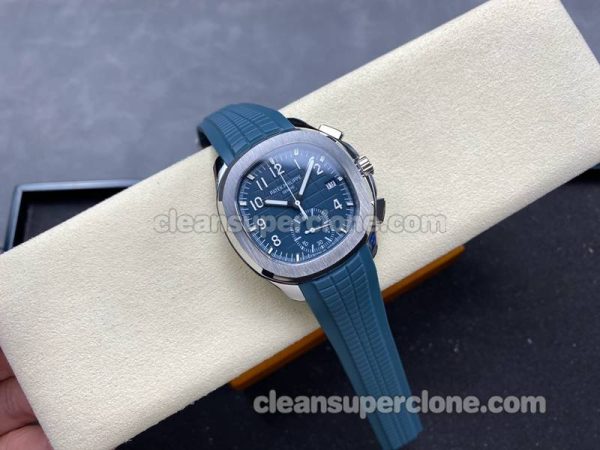Aquanaut replica watch details and pricing MMA Factory Patek Philippe 5968A blue mechanical men